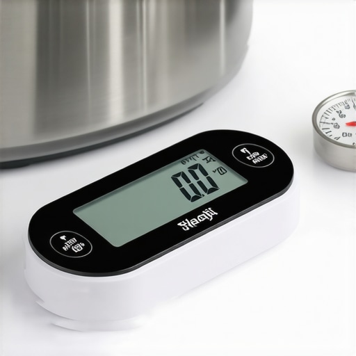 Close-up of a digital kitchen scale showing precise measurement