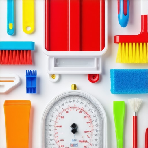 Precision kitchen scales and cleaning tools for maintaining smart kitchen devices