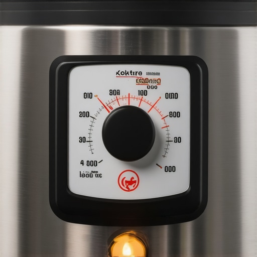 A person's hand cleaning the pressure cooker sensor with a soft cloth