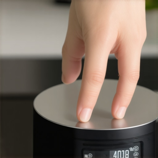 Person calibrating a high-precision digital kitchen scale with weights, emphasizing accuracy in baking