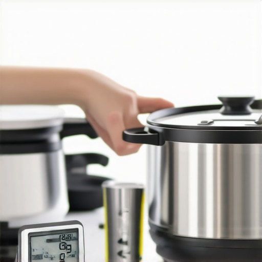 Maintaining Kitchen Sensors and Scales in 2026 Technician calibrating modern kitchen scales and pressure cooker sensors with precision tools in a sleek kitchen.