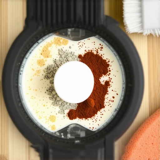 How to remove stuck-on spices from rubber blender gaskets