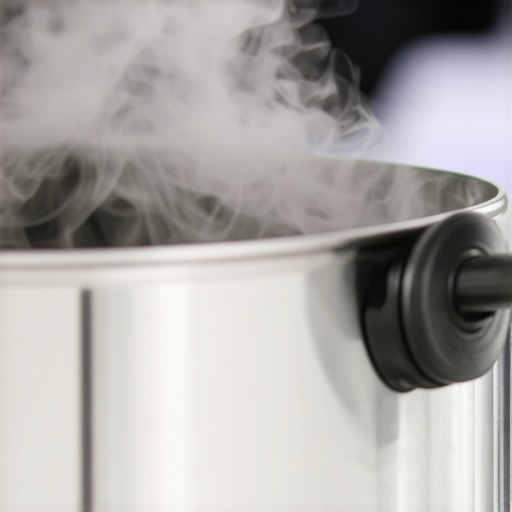 Person carefully placing the gasket into the pressure cooker rim