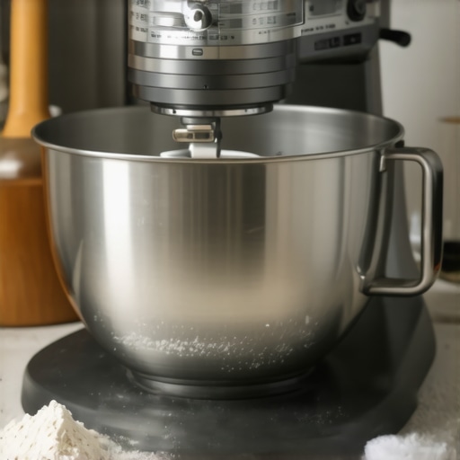 The flour trick for checking stand mixer bowl clearance