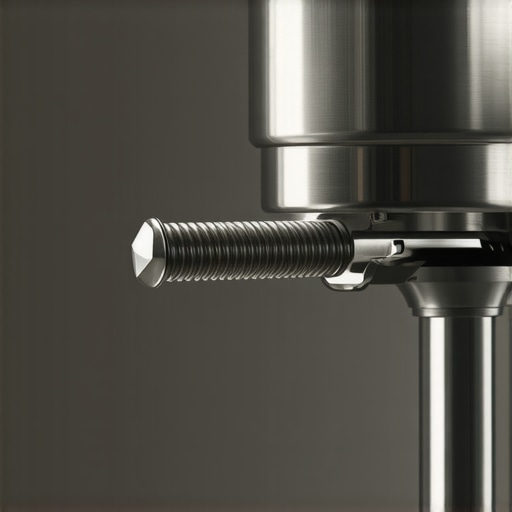 The specific screw that fixes a shaky mixer neck