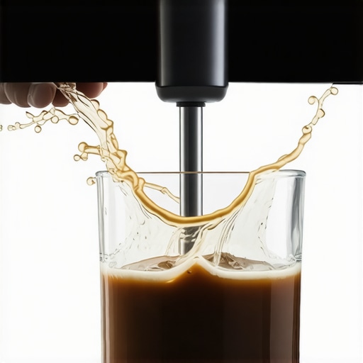 Why immersion blenders splash and the movement that stops it