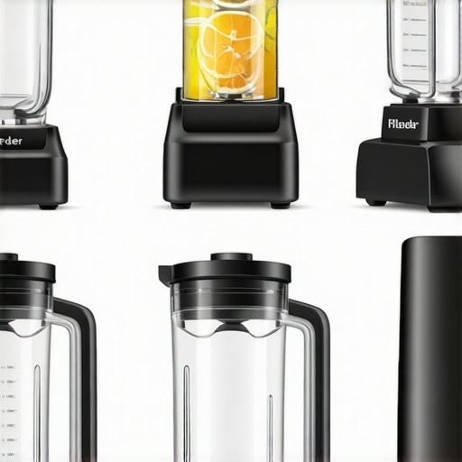A detailed illustration of disassembling and cleaning a kitchen blender to remove onion smells.