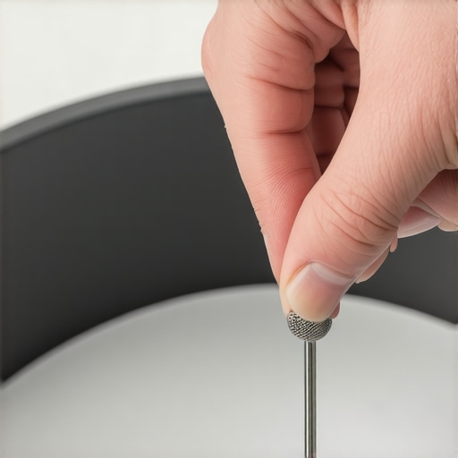 A person adjusting a pressure cooker valve with a small screwdriver, emphasizing proper appliance maintenance.