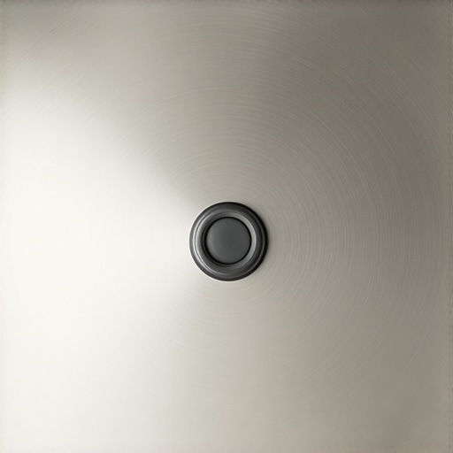 A close-up of a pressure cooker lid showing a secure seal and safety valve in place.