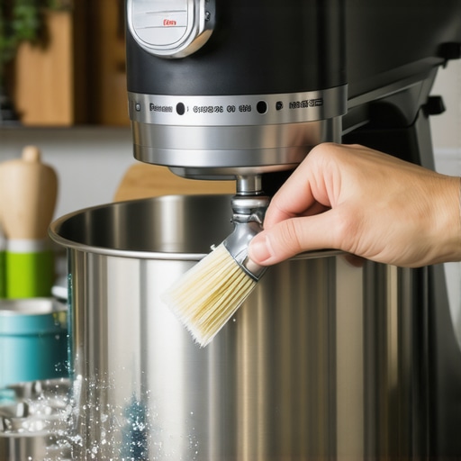 The Best Way to Clean Flour Out of Mixer Crevices