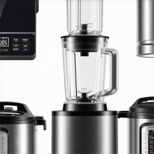 Well-Maintained Kitchen Tech for Longevity A tidy kitchen counter with clean, working appliances ready for cooking.