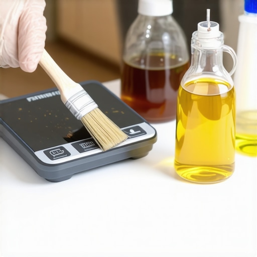 How to clean the battery terminals on a corroded kitchen scale