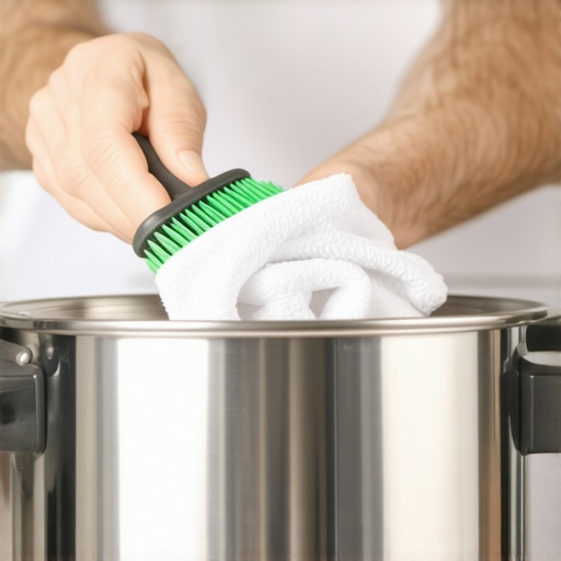 How to deep clean the pressure cooker rim without removing the gasket