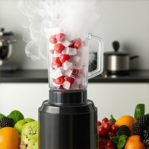 The real reason your blender smells like smoke with frozen fruit