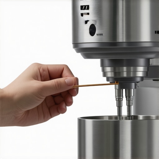 The toothpick method for cleaning mixer attachment sockets