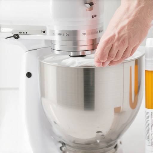 The trick to removing stuck-on turmeric stains from white mixers
