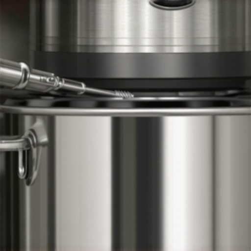 Close-up of a screwdriver adjusting a stand mixer head for better clearance