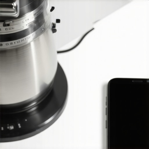 Advanced Kitchen Appliance Nuances A professional kitchen setup showing a stand mixer and a digital scale with a smartphone nearby to represent technical interference.