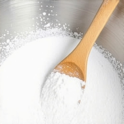 Applying baking soda paste to a kitchen bowl A thick baking soda and water paste used to deodorize a stainless steel mixing bowl.