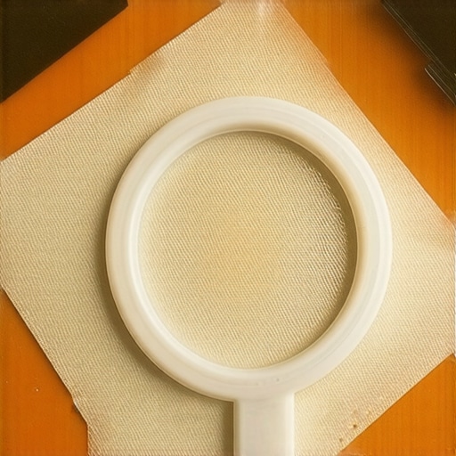 A silicone sealing ring on a baking sheet inside an oven to bake out savory garlic odors