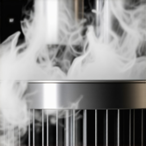 A detailed view of a blender motor showing signs of overheating and mechanical stress.