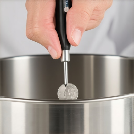 Adjusting the bowl height screw on a stand mixer for better mixing performance.