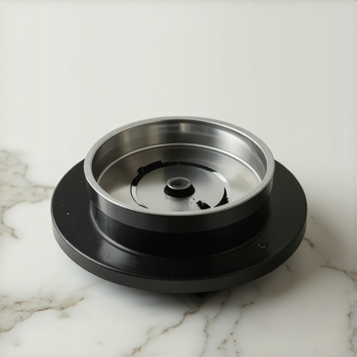 Close-up of blender blade assembly and rubber gasket for maintenance