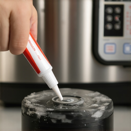 Essential Kitchen Appliance Maintenance Tools Applying silicone grease to a blender gasket for maintenance