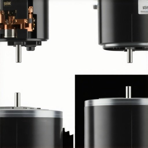 Comparison of professional blender motor internals showing metal gears versus consumer-grade plastic gears