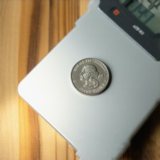 How to calibrate a digital scale using a standard US nickel