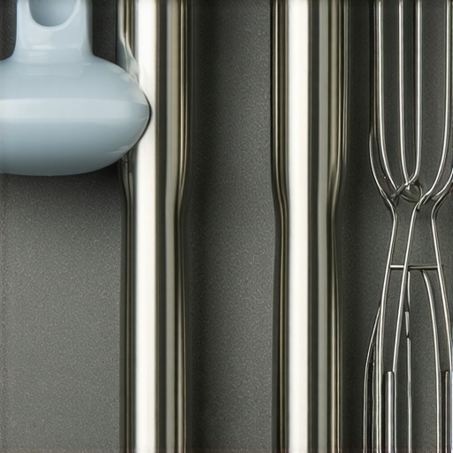 Identifying the keyed beater for correct insertion Close up of hand mixer beaters showing the plastic collar on the drive stem