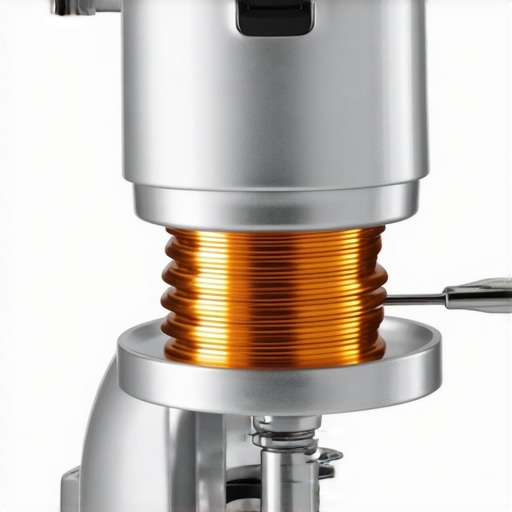 Internal view of stand mixer motor coils and gears