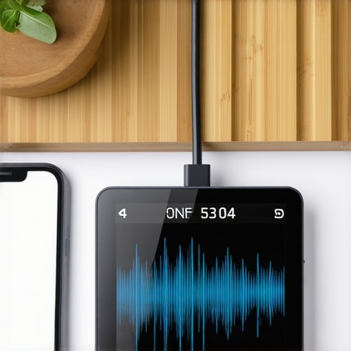 Digital kitchen scale displaying ghost weights due to nearby smartphone