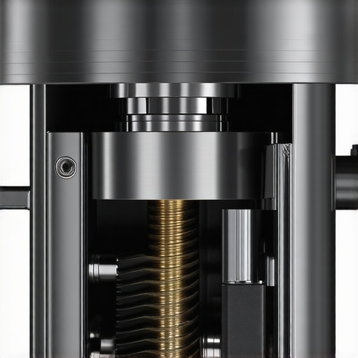 Internal mechanics of a high-torque stand mixer motor Close-up of metal gears and adjustment screw inside a kitchen stand mixer.