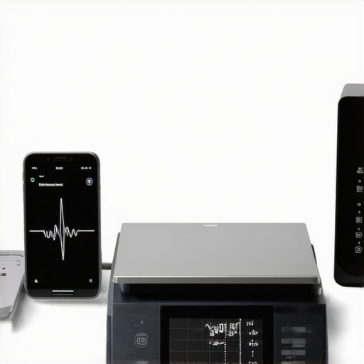 Digital scale drifting due to nearby electronic interference from a phone and microwave.