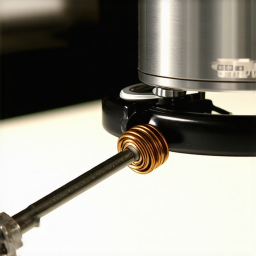 Maintaining Stand Mixer Carbon Brushes A person using a screwdriver to remove a carbon brush from a kitchen stand mixer motor for maintenance.