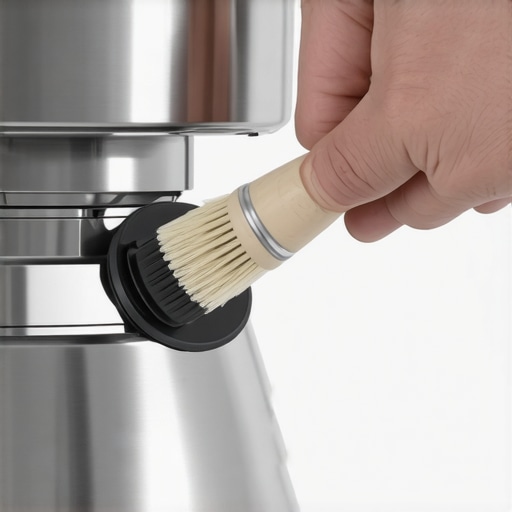 Professional Maintenance for Kitchen Blender Blades Close-up of cleaning blender blade bearings and gaskets for longevity.