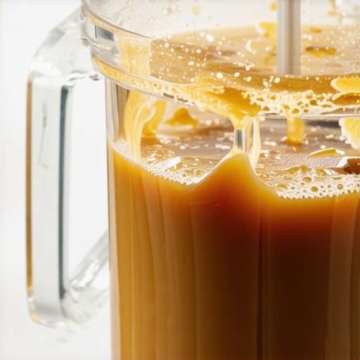 The best way to remove hardened caramel from a glass blender jar