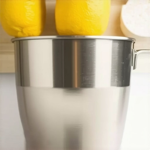 The easiest way to remove the smell of curry from your mixer bowl
