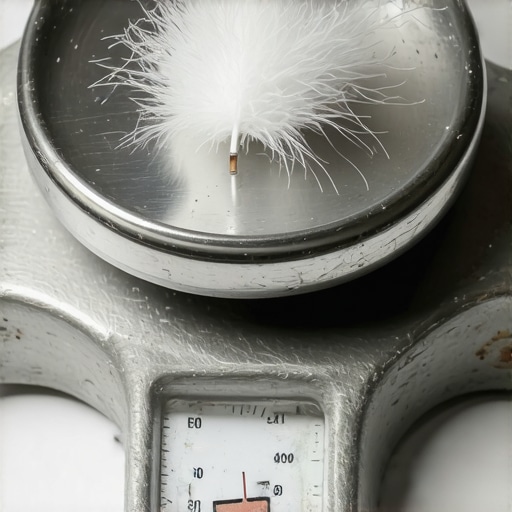 The trick to weighing tiny amounts on a high-capacity scale