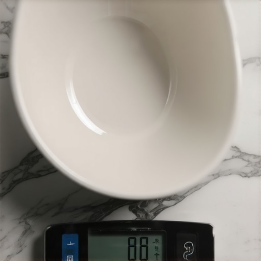 Why your kitchen scale shows a negative weight when you remove the bowl